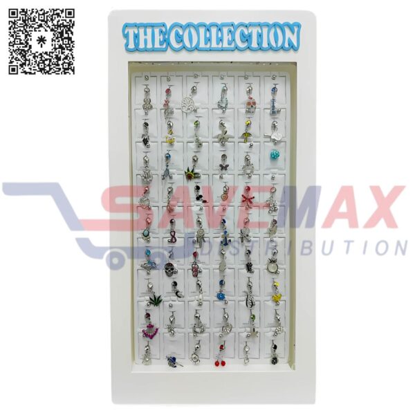 BODY JEWELRY DISPLAY WITH CARD 1 SIDE