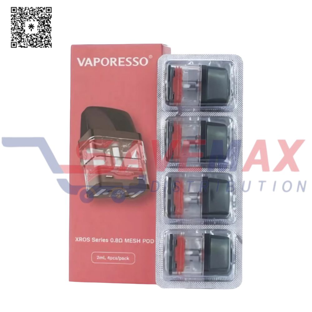 S10935 VAPORESSO XROS SERIES 0.8 MESH POD 4CT - Image 1