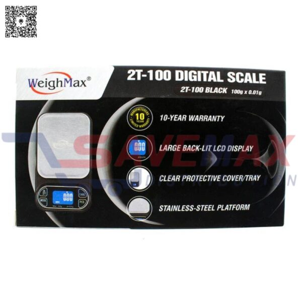 WEIGHMAX SCALE 2T-100-BLACK