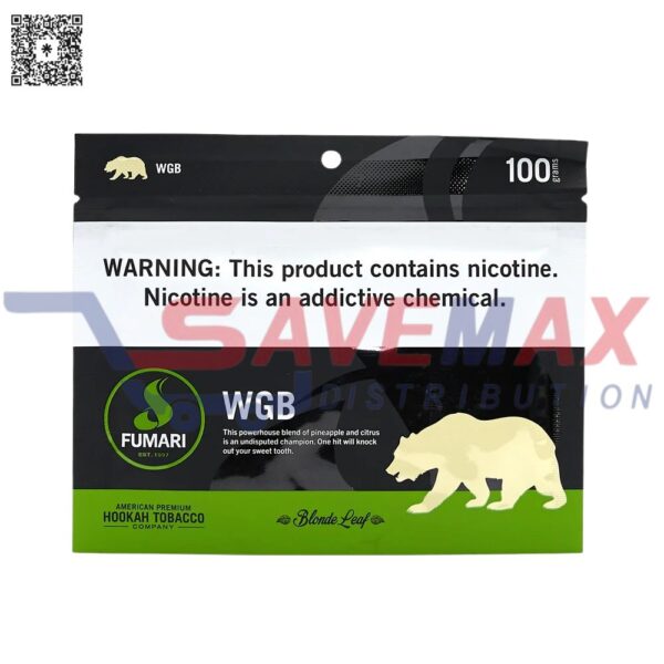 FUMARI WHITE GUMMI N'ICE 100GM POUCH