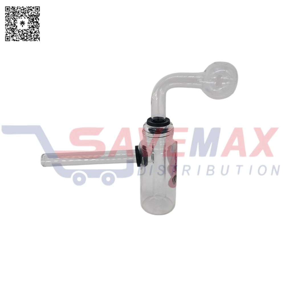 S11273 OB CLEAR WATER PIPE 2.75" WITH STICKER - Image 1