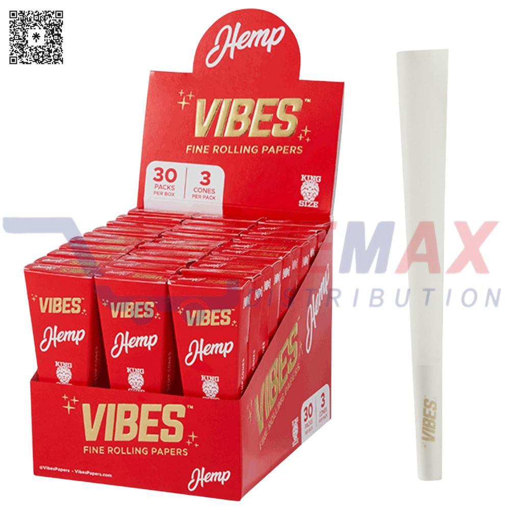 S00110 VIBES HEMP CONES KG 30/3 - Image 1