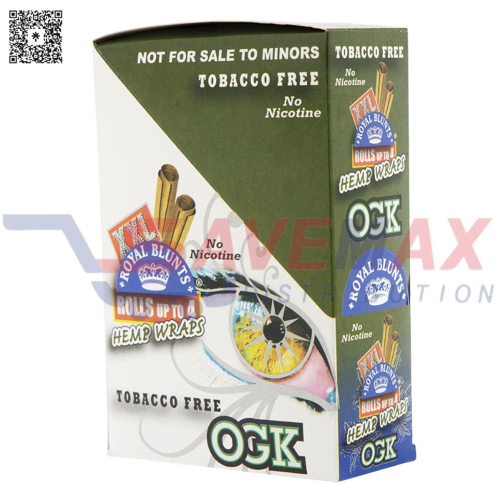 S00461 XXL RYL BLUNTS HEMP WRAPS OKG 25/2CT - Image 1