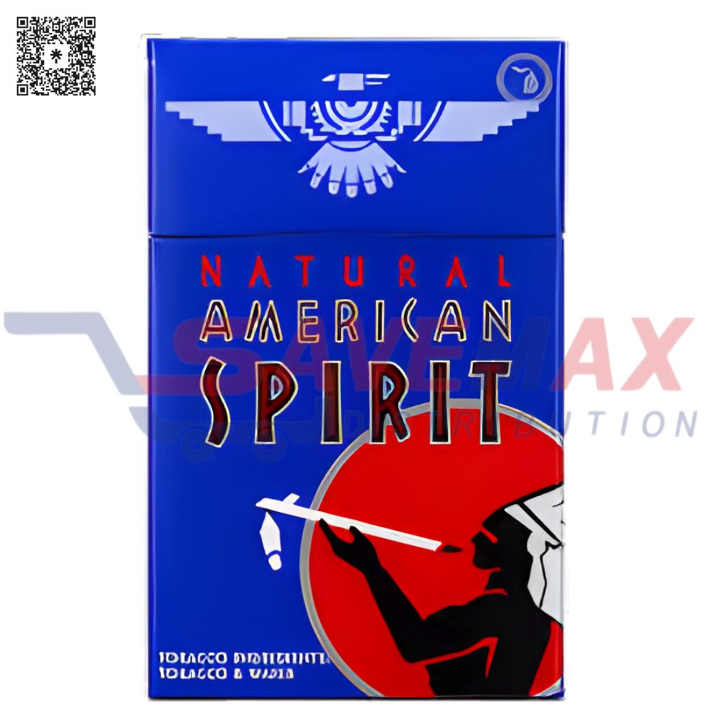 S00848 AMERICAN SPIRIT DARK BLUE BX FSC 10PK - Image 1