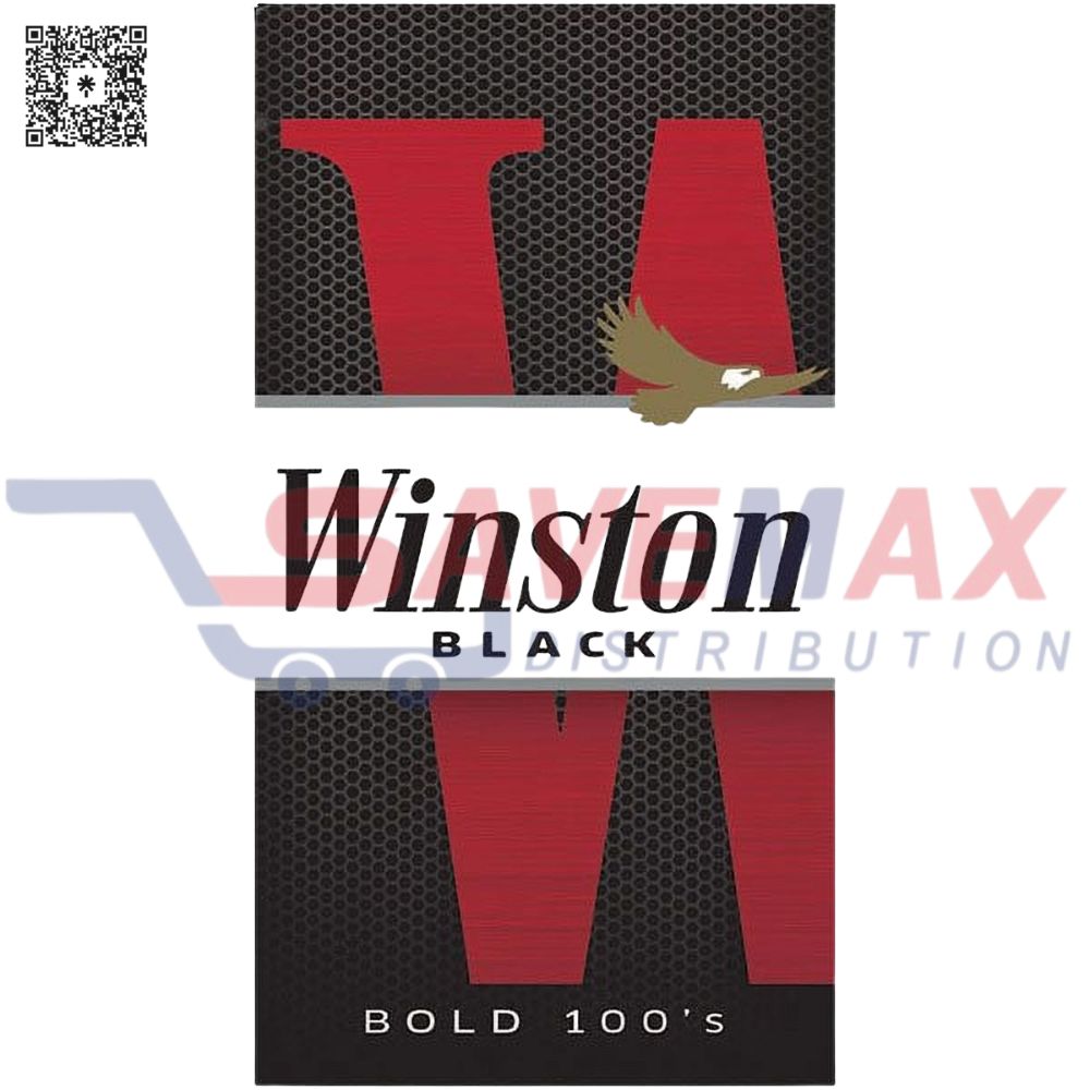 S01373 WINSTON BLACK BX FSC 10 PK - Image 1