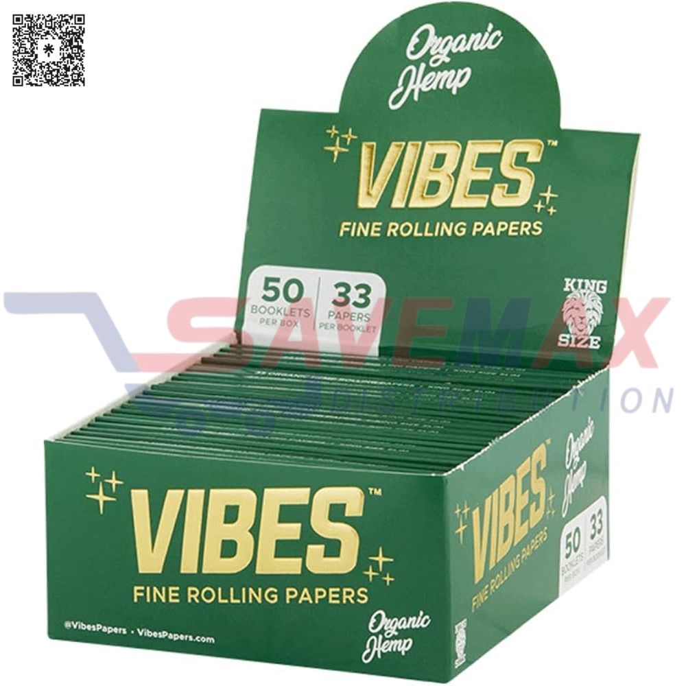 S01839 VIBES HEMP PAPERS KG 50/33 - Image 1