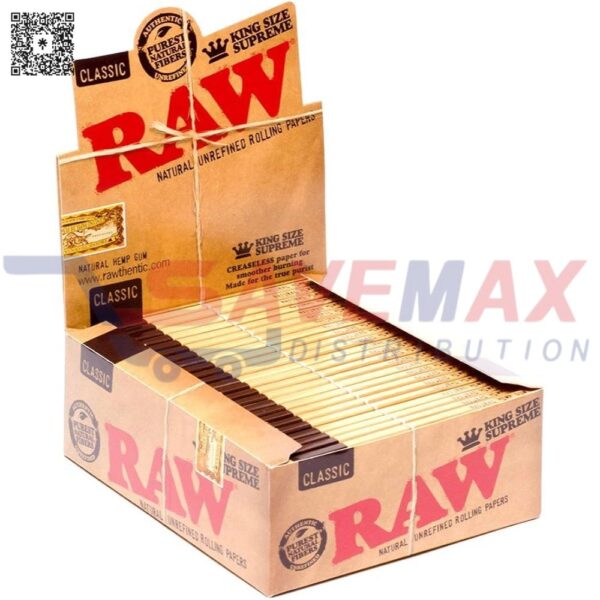 RAW CLASSIC KG SIZE SUPREME 24CT