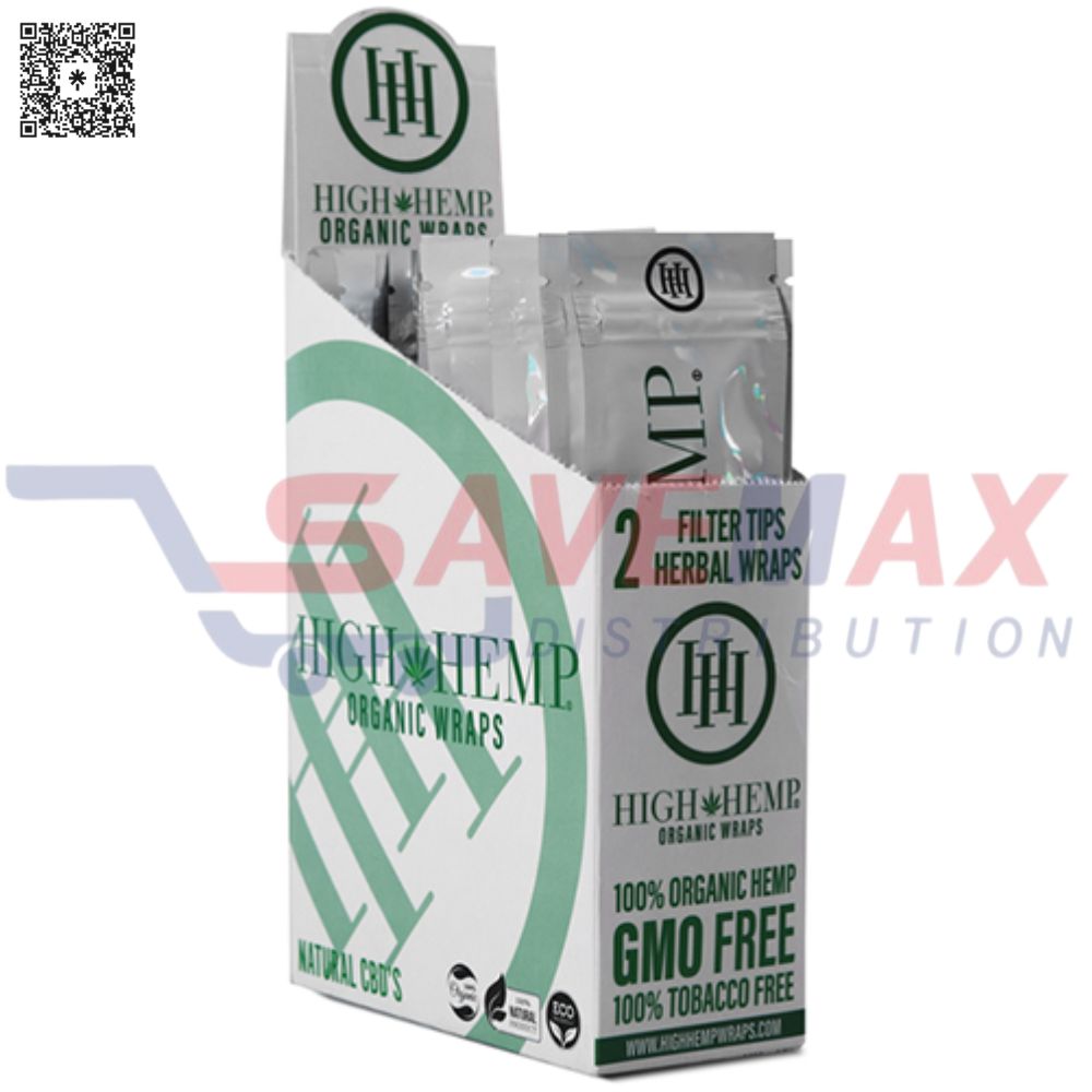 S01949 HIGH HEMP ORGANIC WRAPS 25 CT - Image 1