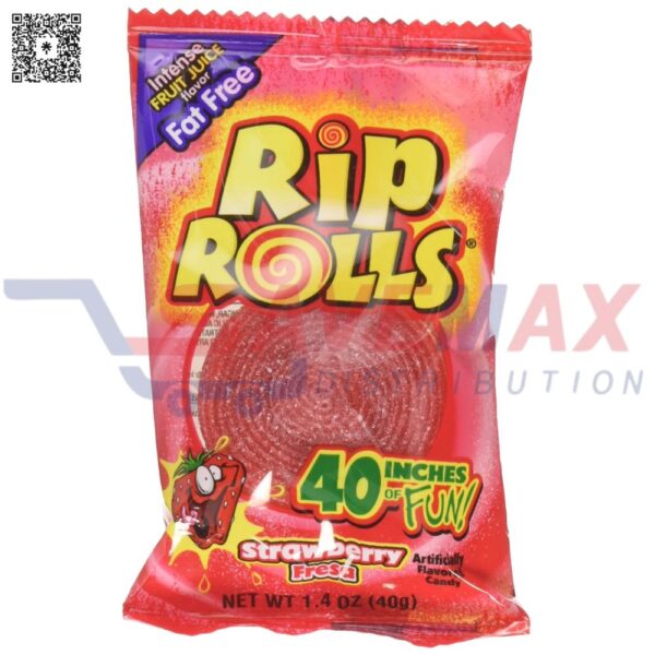 RIP ROLLS STRAWBERRY 24CT/1.4OZ