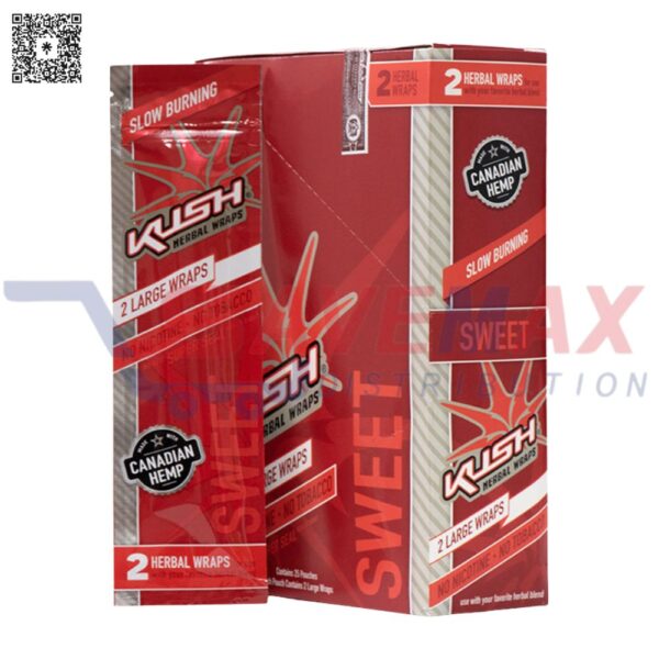 KUSH HERBAL WRAPS SWEET 25/2PK