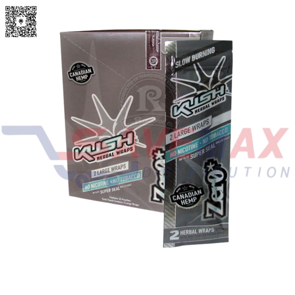 S03587 KUSH HERBAL WRAPS ZERO 25/2PK - Image 1