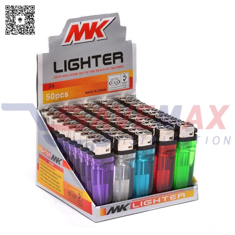 S04143 MK GAS LIGHTER 50CT - Image 1
