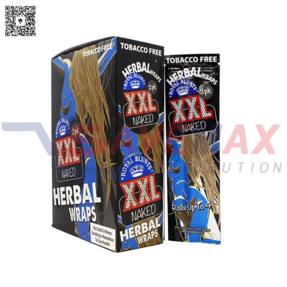 S05695 XXL RYL BLUNTS HEMP WRAPS NAKED 25/2CT - Image 1