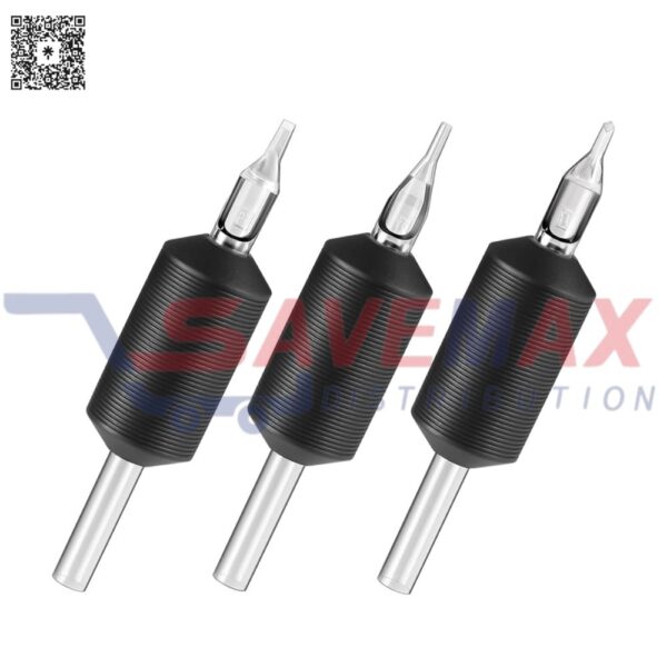 STERILE DISPOSABLE BLACK SILICONE GRIP WITH NEEDLE 20CT 1 INCH GN-14RL20
