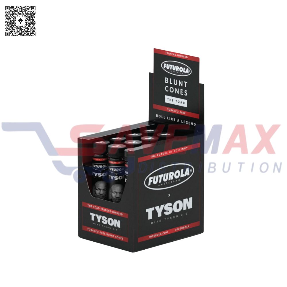 S07712 FUTUROLA X TYSON BLUNT CONES HEMP 12CT - Image 1