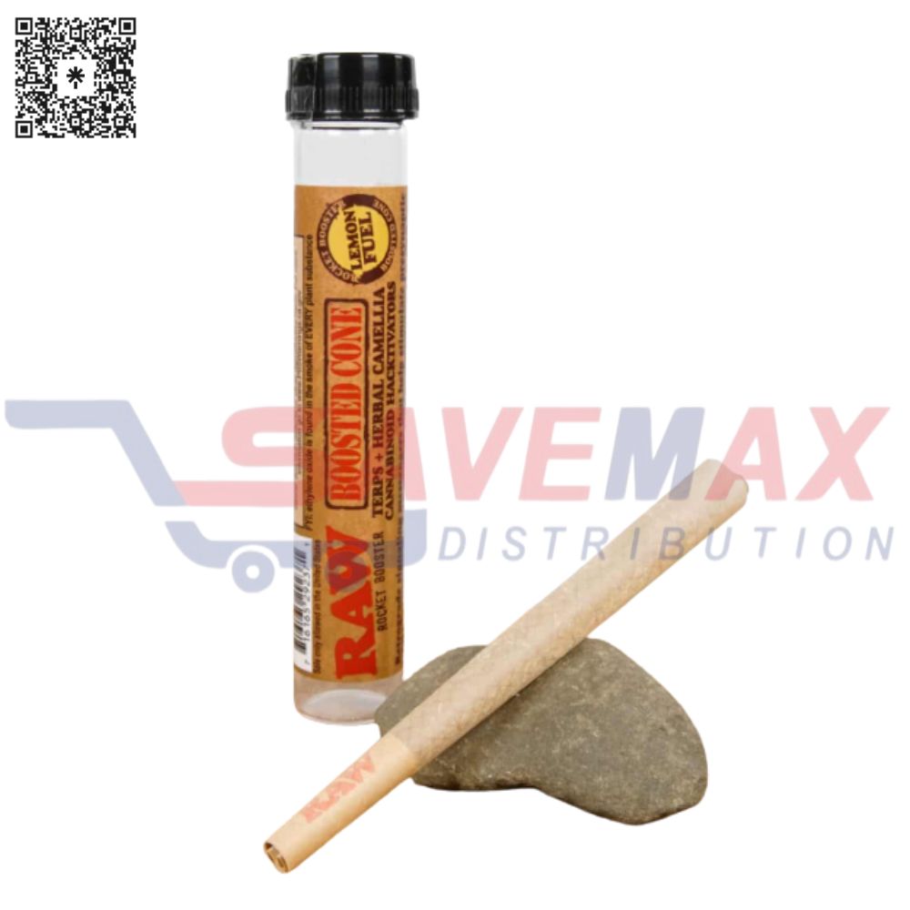 S09028 RAW ROCKET BOOSTER CONES LEMON FUEL 12CT - Image 1