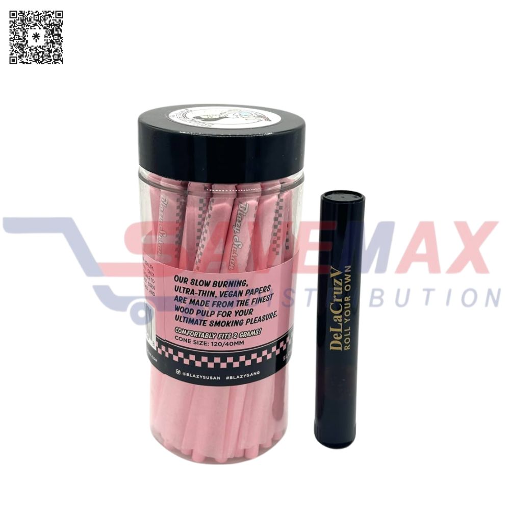 S09820 BLAZY SUZAN PINK CONES 25CT 120/40MM - Image 1