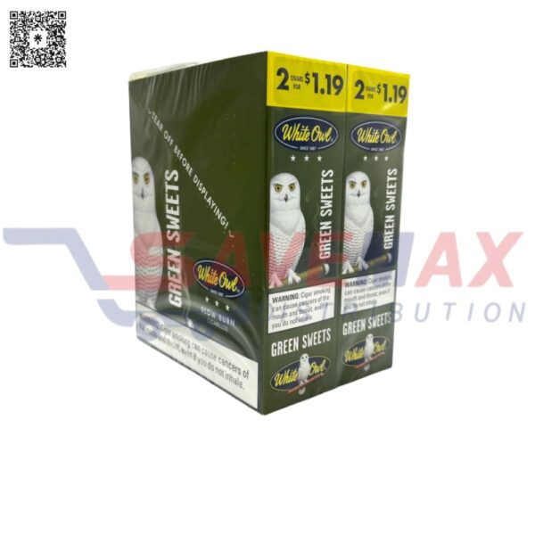 WHITE OWL CGRLS GREEN SWEET 15/2CT DOUBLE PK 2FOR1.19