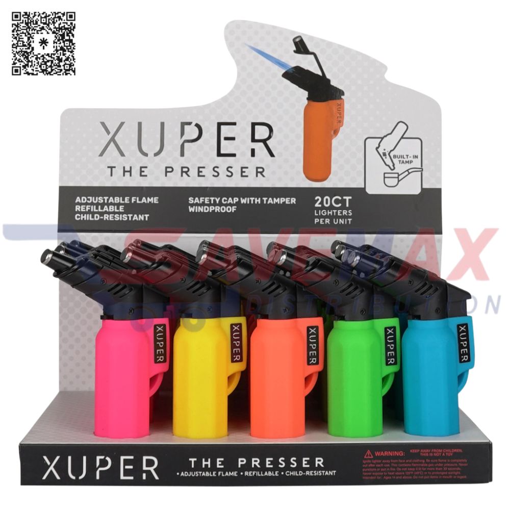S10926 XUPER TORCH LIGHTER MINI XU-62M 20CT - Image 1