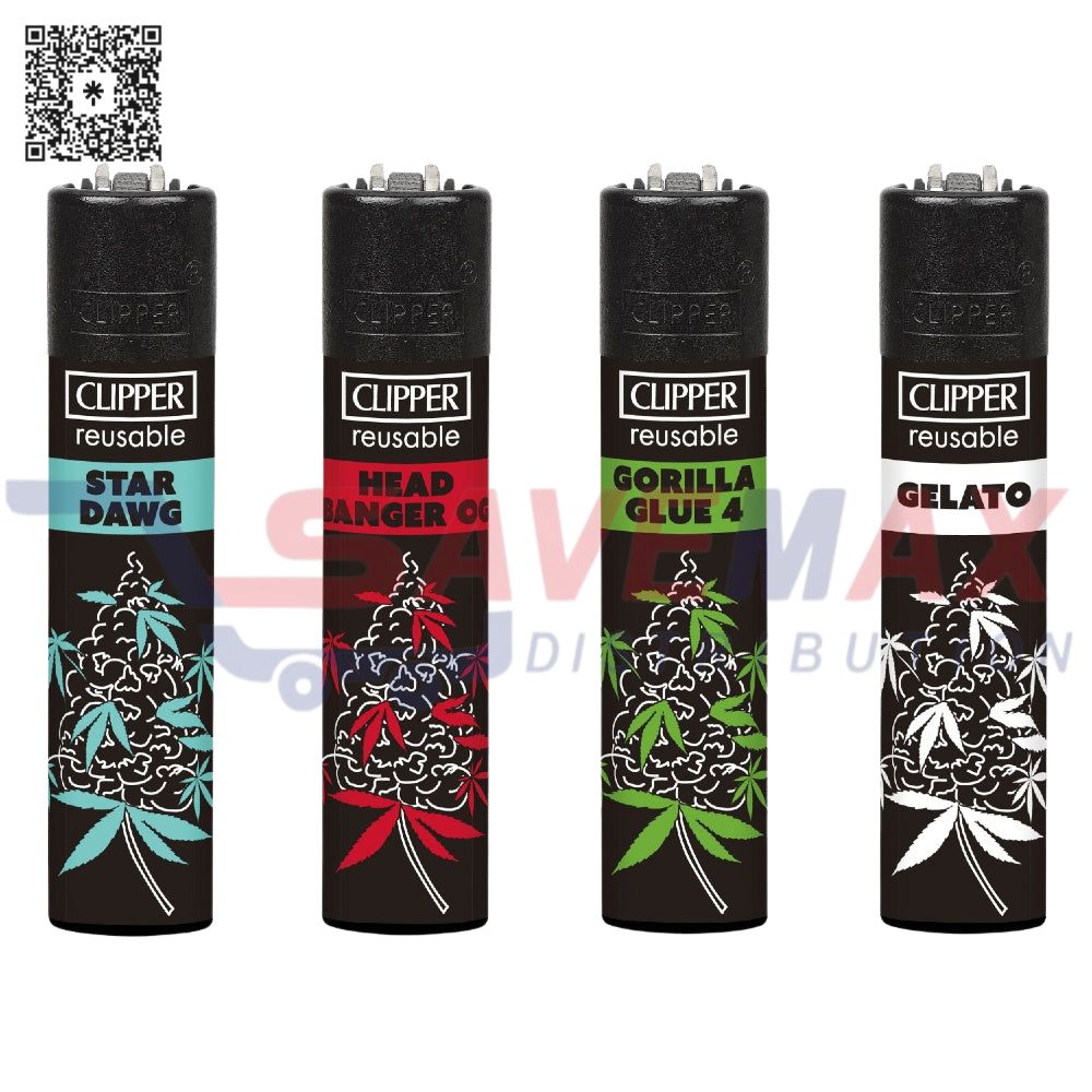 S10965 CLIPPER LIGHTERS REUSABLE LEAVES PREMIUM 12CT - Image 1