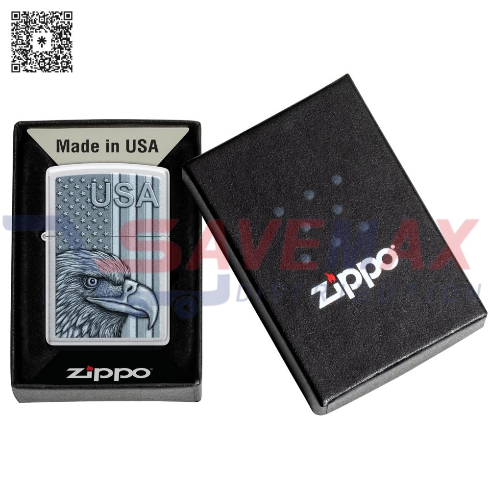 S11014 ZIPPO LIGHTER USA EAGLE DESIGN 46825 - Image 1