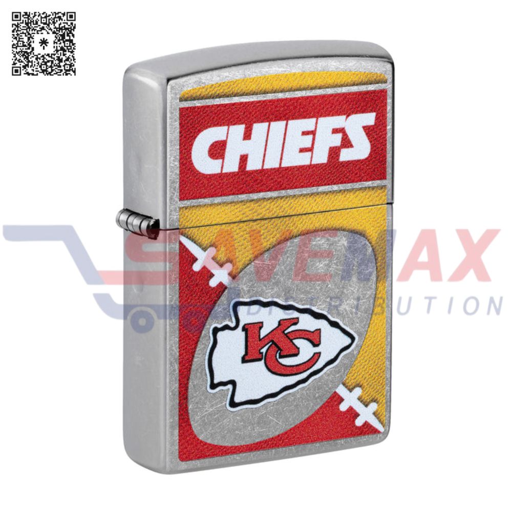 S11018 ZIPPO LIGHTER NFL KANSAS CITY CHIEFS 46450 - Image 1
