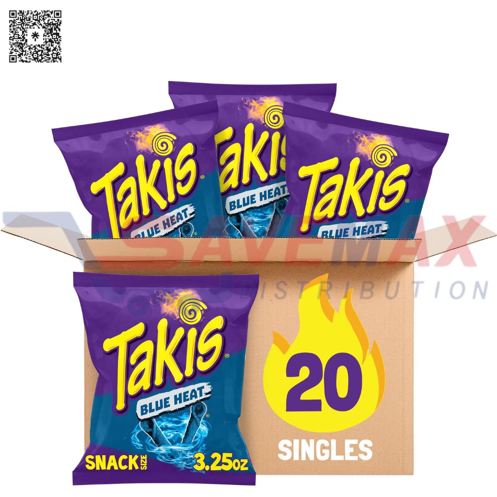 S11097 TAKIS BLUE HEAT 20PK/3.25OZ - Image 1