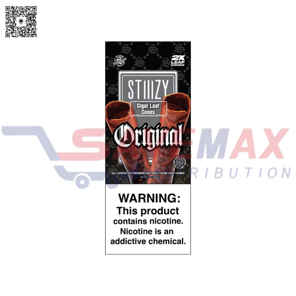 S11111 STIIIZY CIGAR LEAF ORIGINAL CONES 15/2CT - Image 1