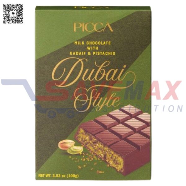 FERITIO DUBAI CHOCOLATE MILK WITH PISTACHIO AND KUNAFA 9/2.82OZ