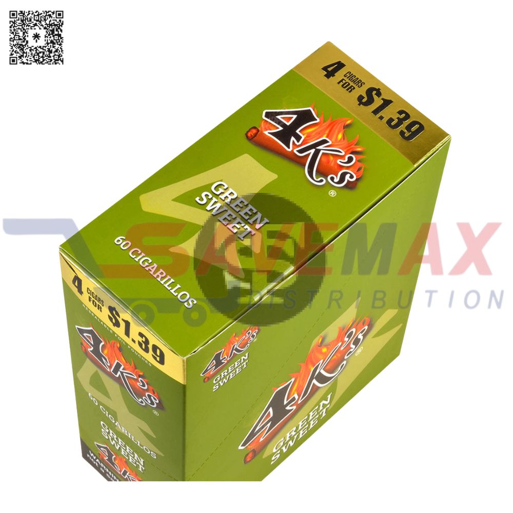 S11167 4K'S FOIL GREEN SWEET 15/4CT PP1.49 - Image 1