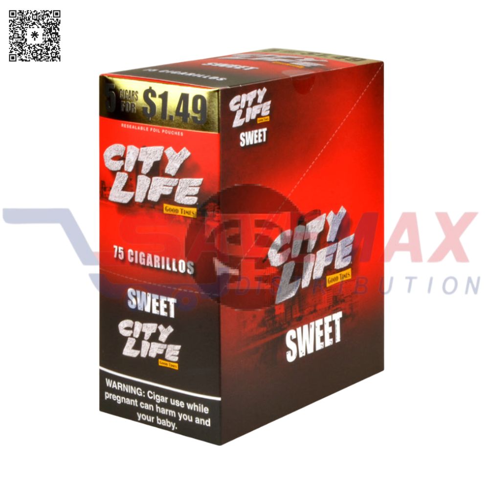 S11191 GOOD TIMES CITY LIFE CIGARS SWEET 15/5CT PP1.59 - Image 1