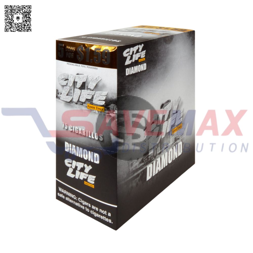 S11192 GOOD TIMES CITY LIFE CIGARS DIAMNOD 15/5CT PP1.59 - Image 1
