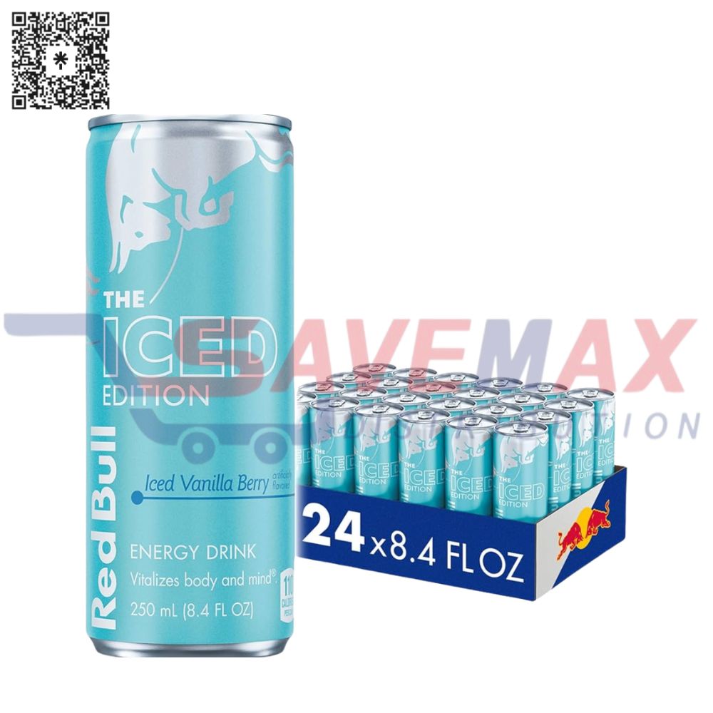 S11207 RED BULL ICED VANILLA BERRY 24/8.4OZ - Image 1