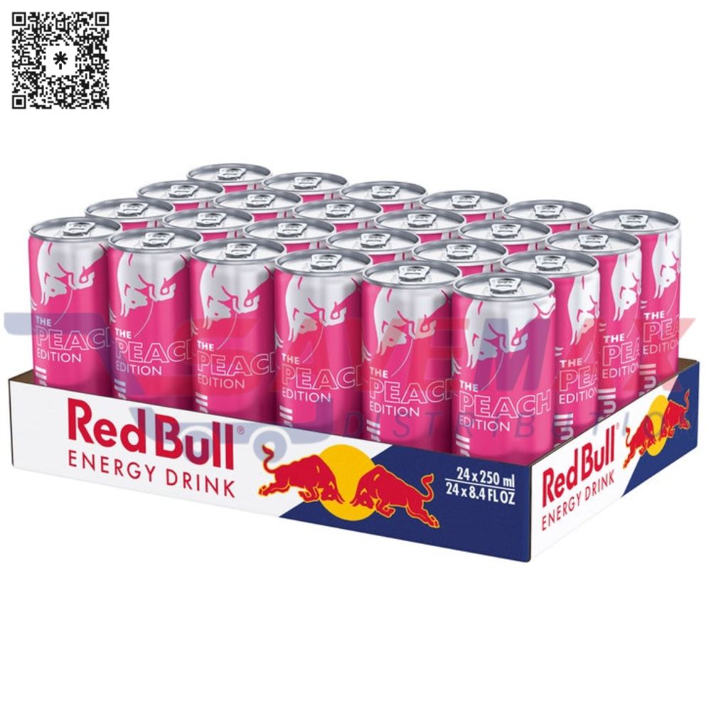 S11221 RED BULL WIHTE PEACH 24/8.4OZ - Image 1