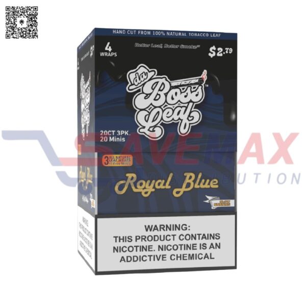 DA BOSS LEAF ROYAL BLUE 4/20CT PP2.79