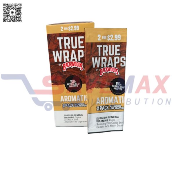 BACKWOODS TRUE WRAPS AROMATIC PP 2.99 12/2PK