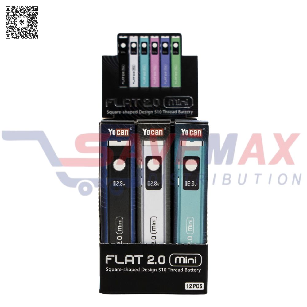 S11267 YOCAN FLAT MINI 2.0 ADJUSABLE VOLTAGE 12CT - Image 1