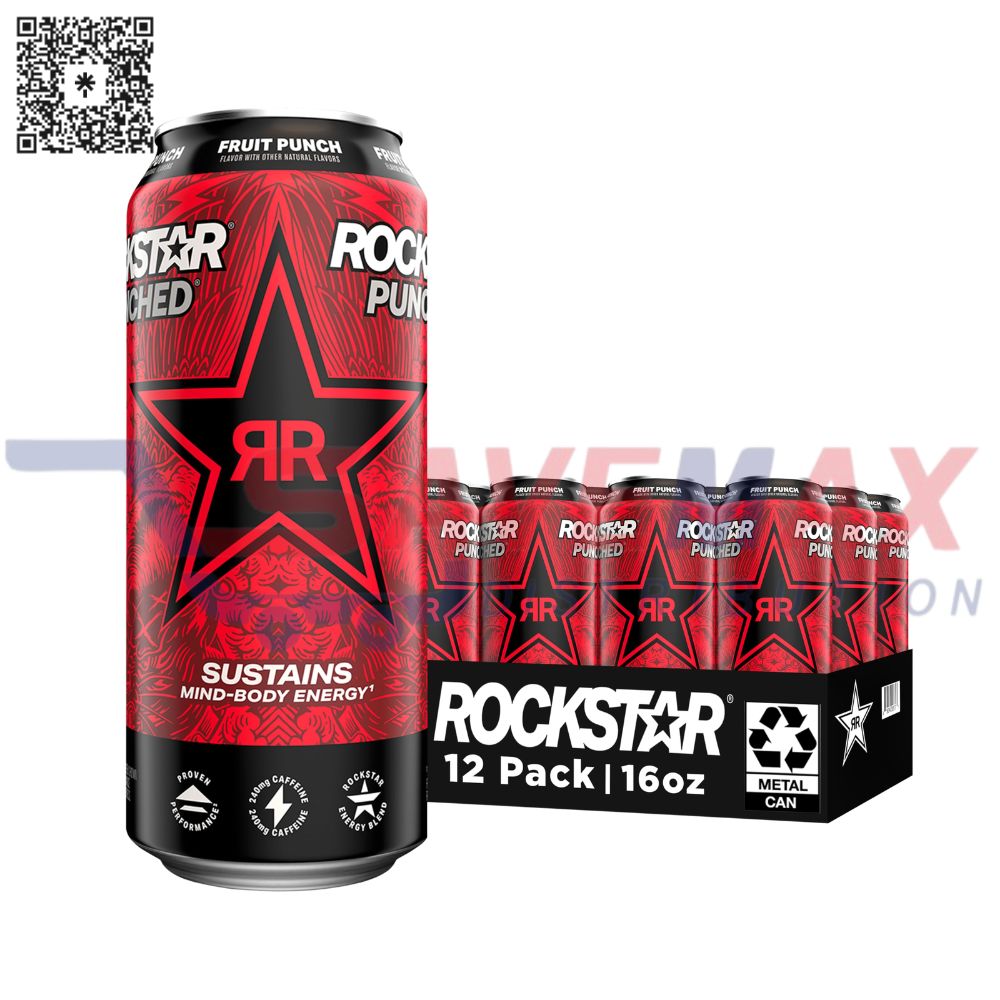 S11314 ROCKSTAR FRUIT PUNCH 12/16OZ - Image 1