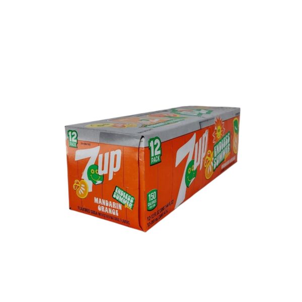 7UP MANDARN ORANGE 2X12/12OZ
