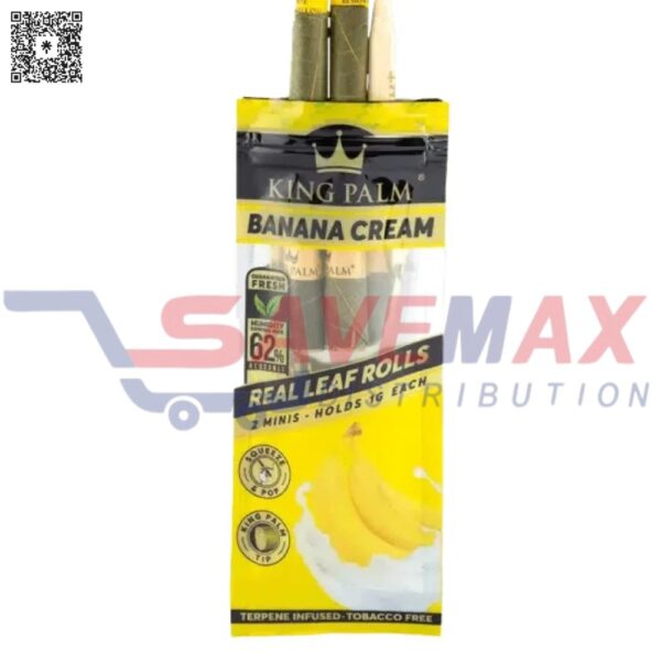 KING PALM BANANA CREAM 2 MINI 20 CT