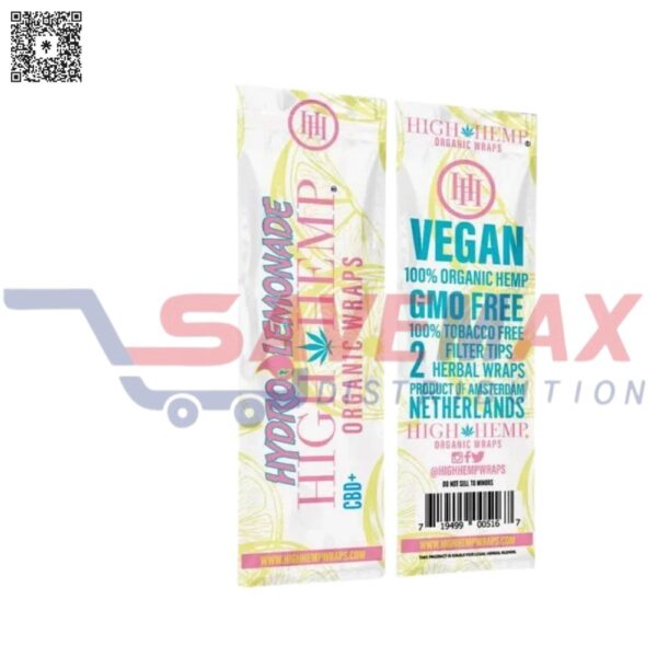 HIGH HEMP ORG WRAP HY LEMONADE 25 CT
