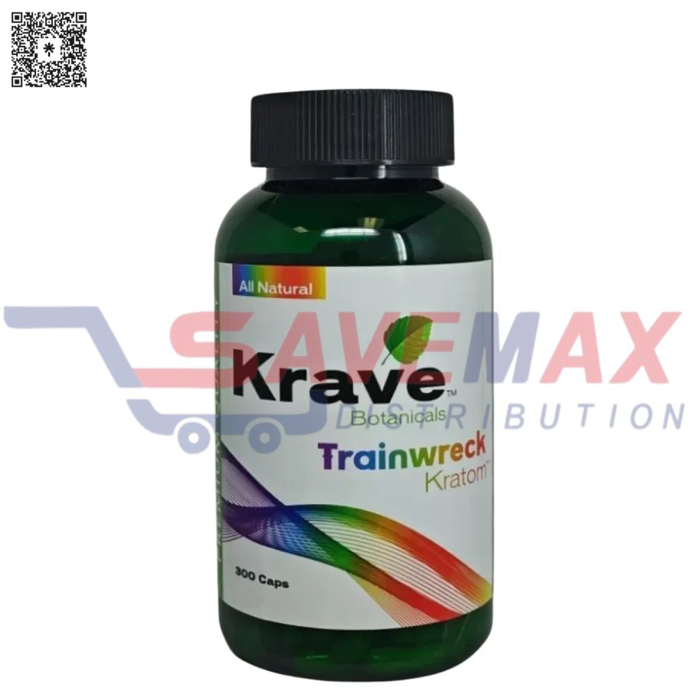 S02210 KRAVES KRATOM TRAINWRECK 300 CAPS - Image 1