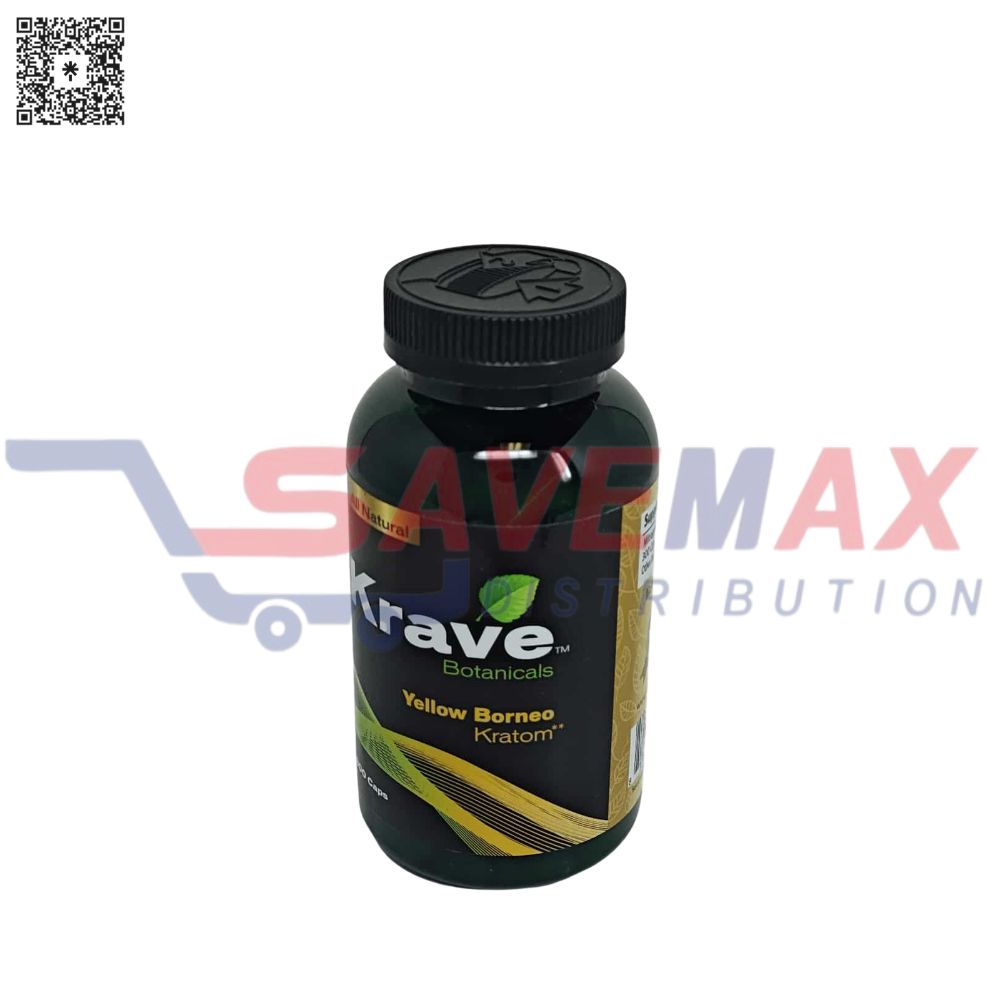 S02231 KRAVES KRATOM YELLOW BORNEO 300 CAPS - Image 1