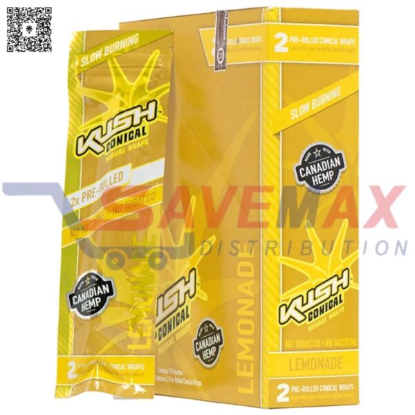 KUSH HERBAL WRAPS LEMONADE 25/2PK