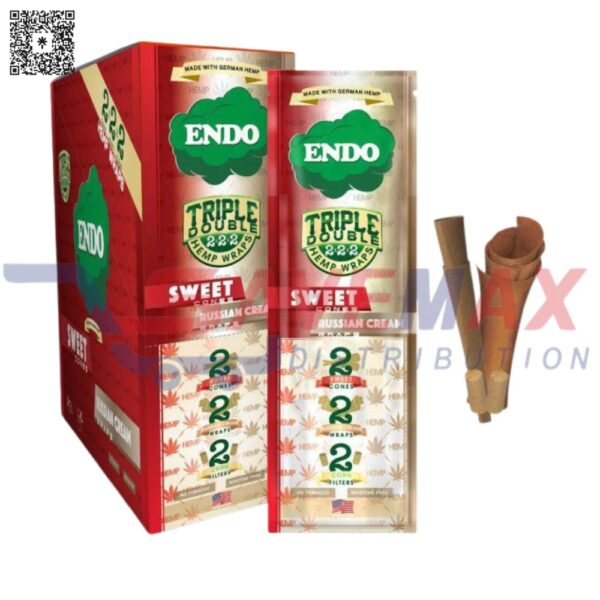 ENDO WRAPS TRIPLE DOUBLE RUSSIAN CREAM 15CT