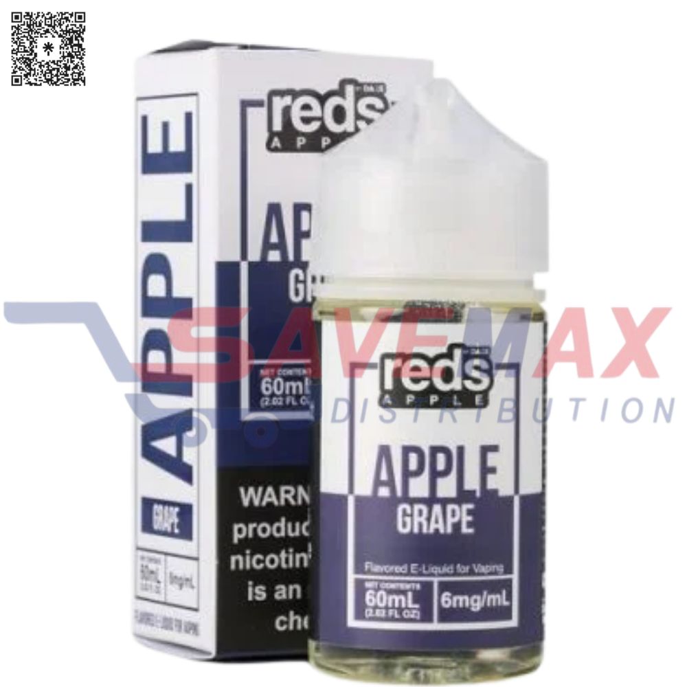 S05043 DAZE REDS ICED APPLE GRAPE 60ML 6MG - Image 1
