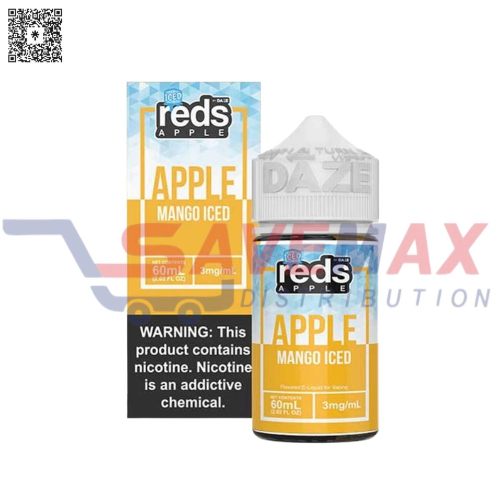 S05048 DAZE REDS APPLE MANGO 60ML 3MG - Image 1