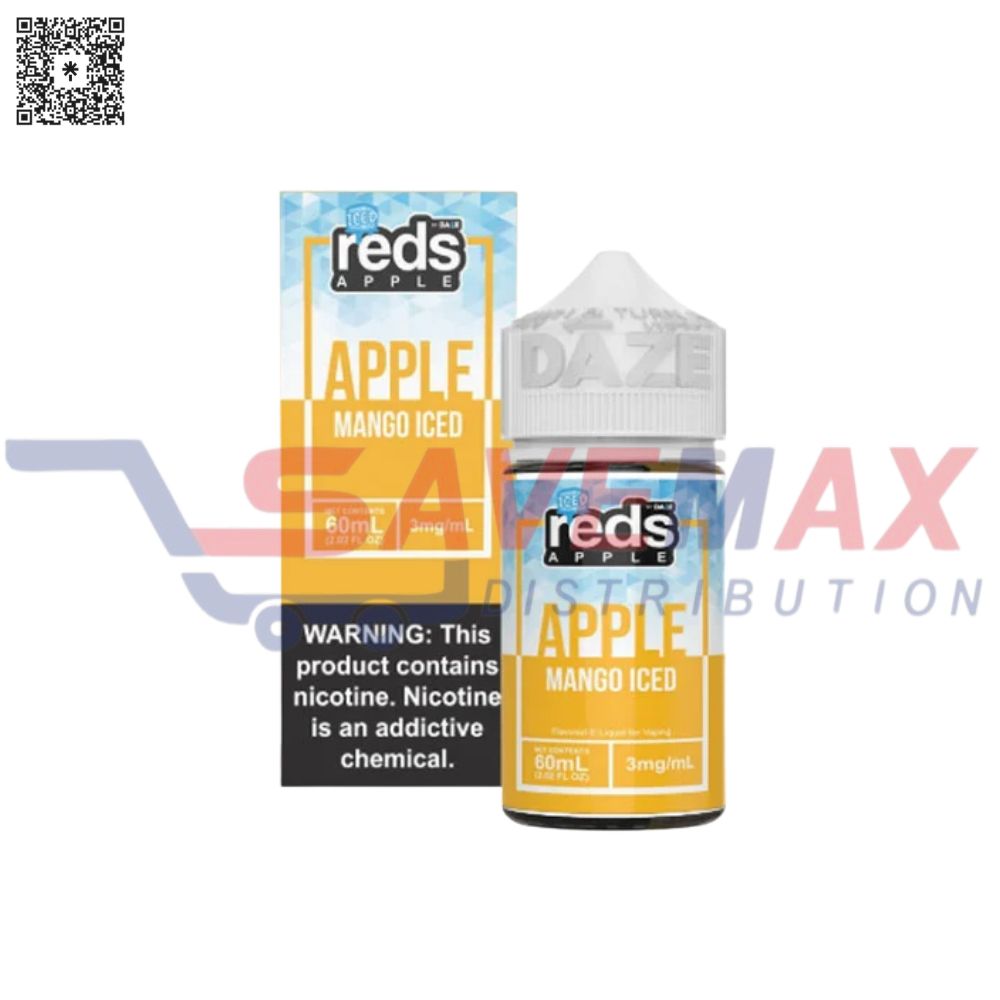 S05050 DAZE REDS APPLE ICED MANGO 60ML 3MG - Image 1