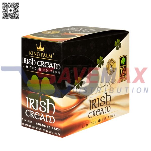 KING  PALM WRAPS IRISH CREAM  15/ 5CT