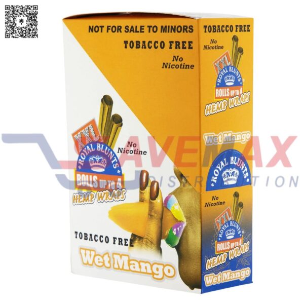 XXL RYL BLUNTS HEMP WRAPS WET MANGO 25/2CT